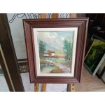 Средна картина масло на платно Испания - 3656 - КА42